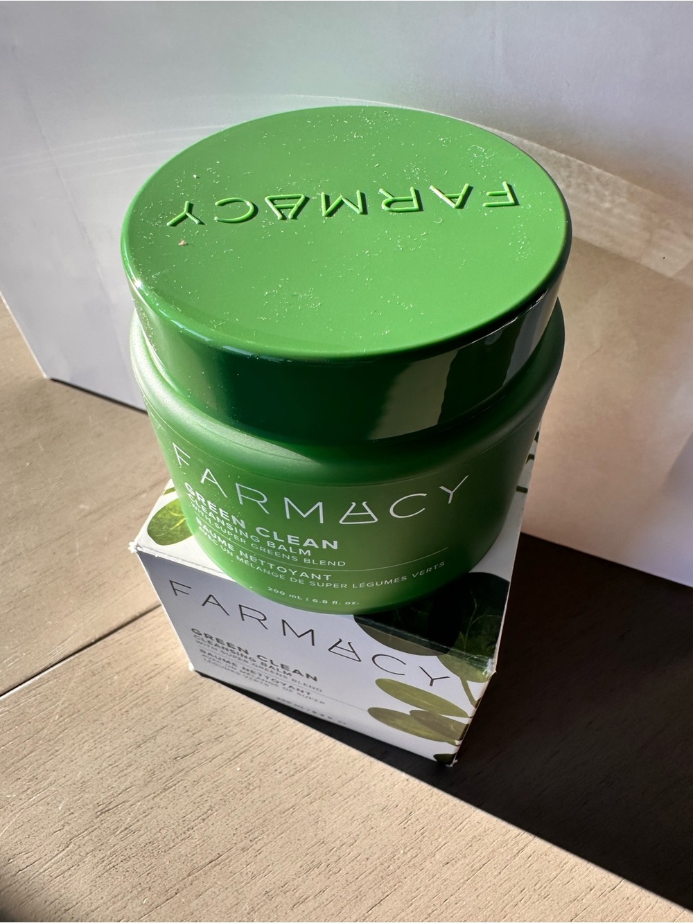 NEW 6.8oz LARGE 200ml size FARMACY Green Clean Makeup Removing Cleansing Balm - Picture 3 of 4